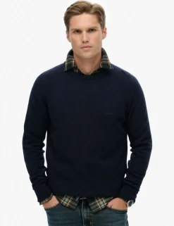 Wool Blend Crew Neck Jumper