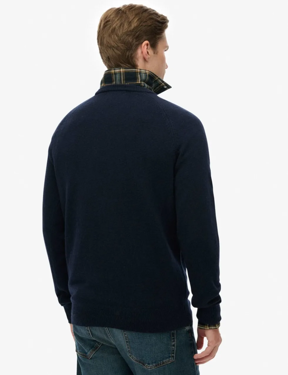 Wool Blend Crew Neck Jumper