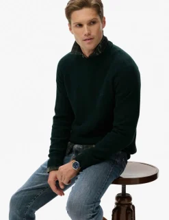 Wool Blend Crew Neck Jumper