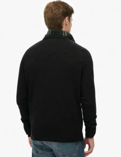 Wool Blend Crew Neck Jumper