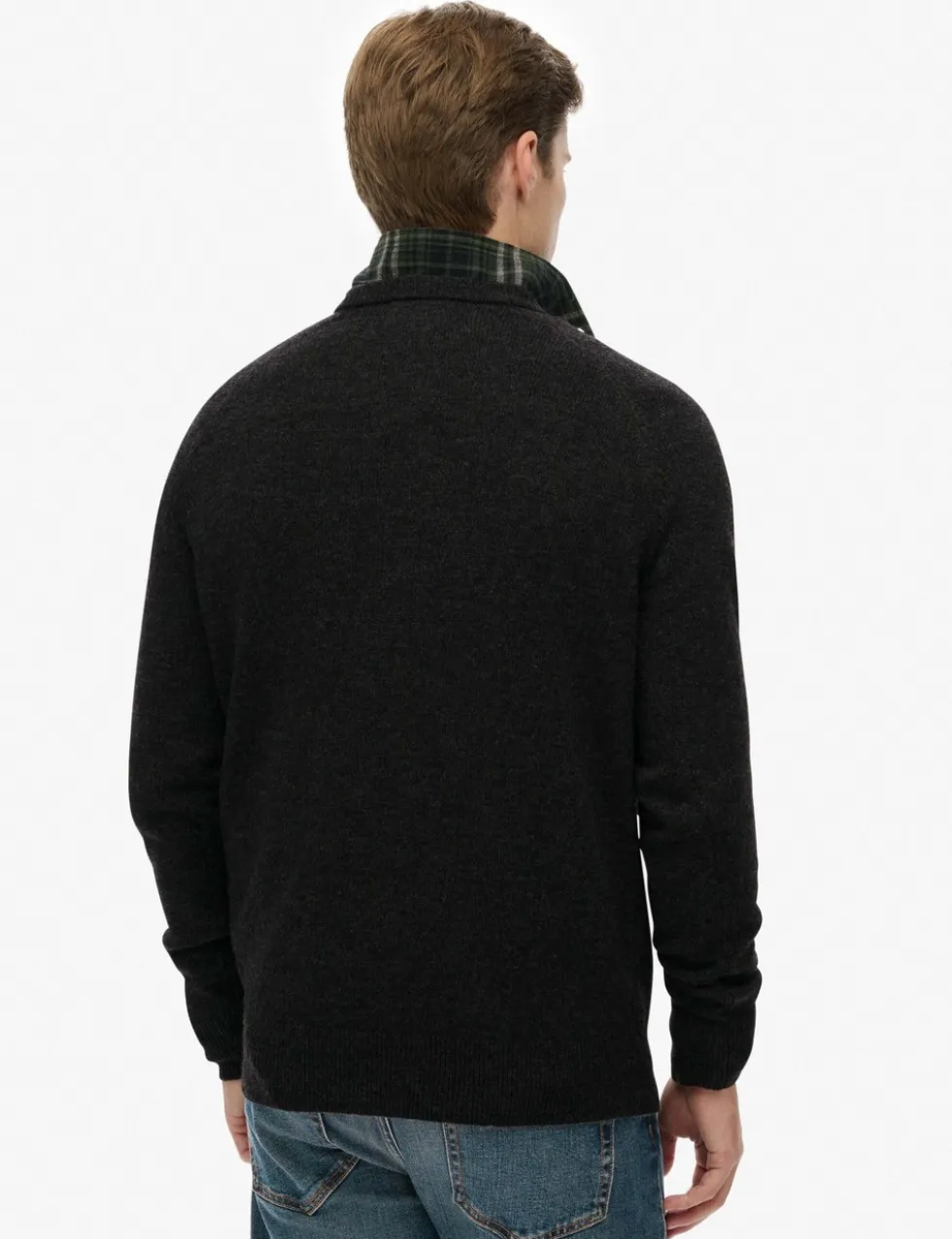 Wool Blend Crew Neck Jumper