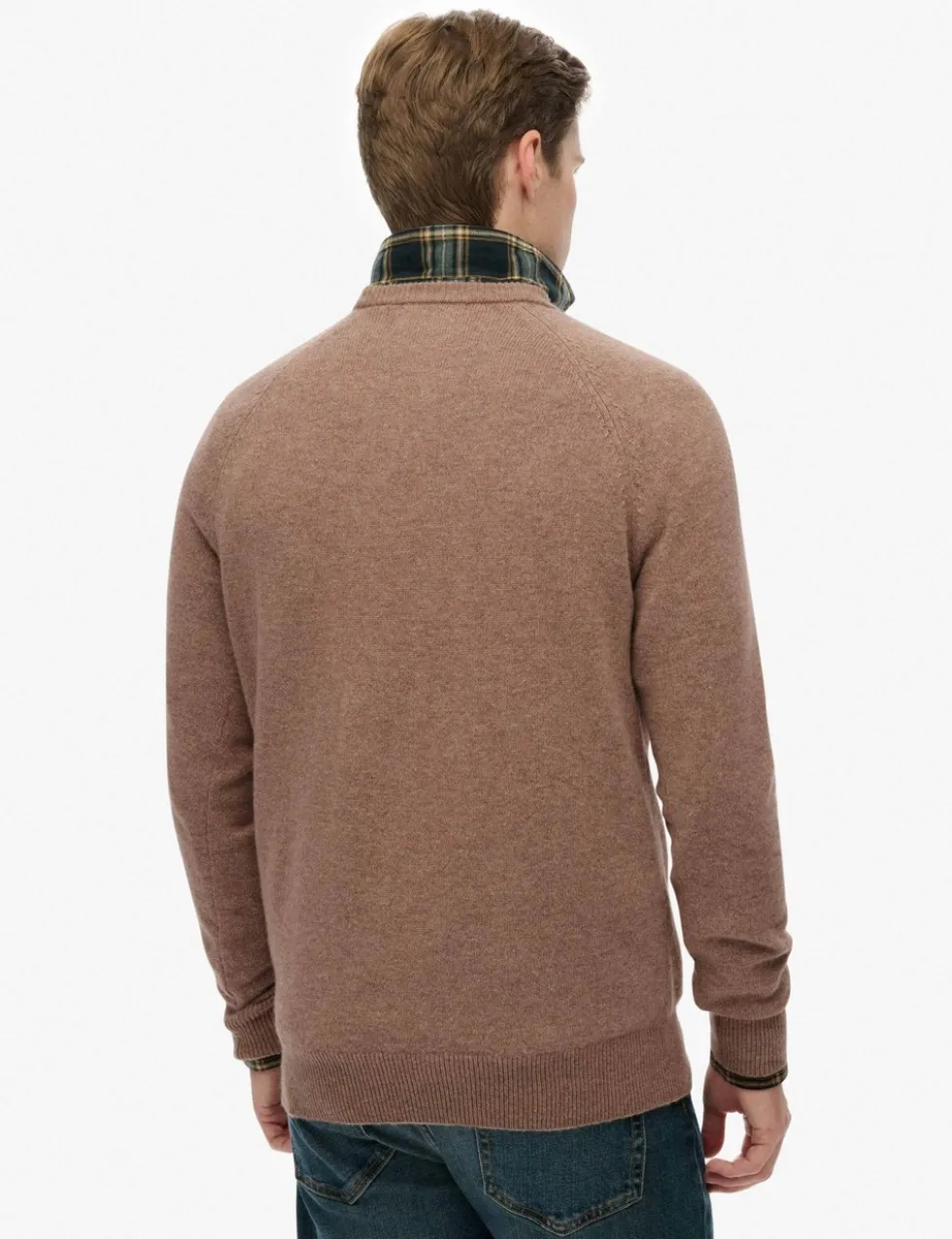 Wool Blend Crew Neck Jumper