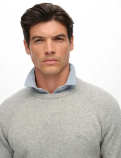 Wool Blend Crew Neck Jumper