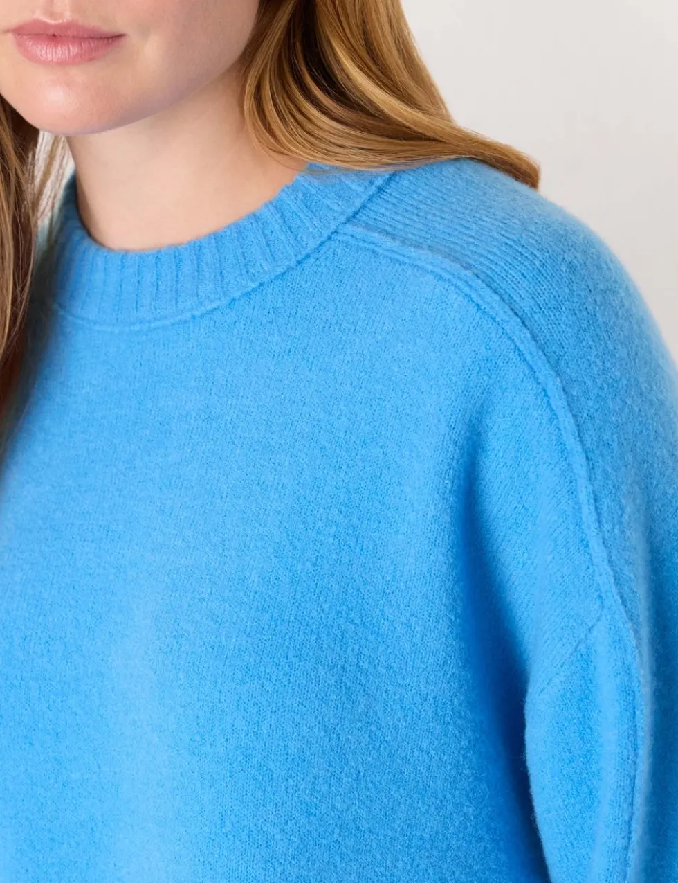 Wool Blend Crew Neck Jumper