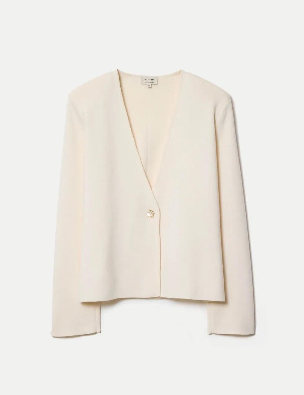 Wool Blend Knitted Jacket