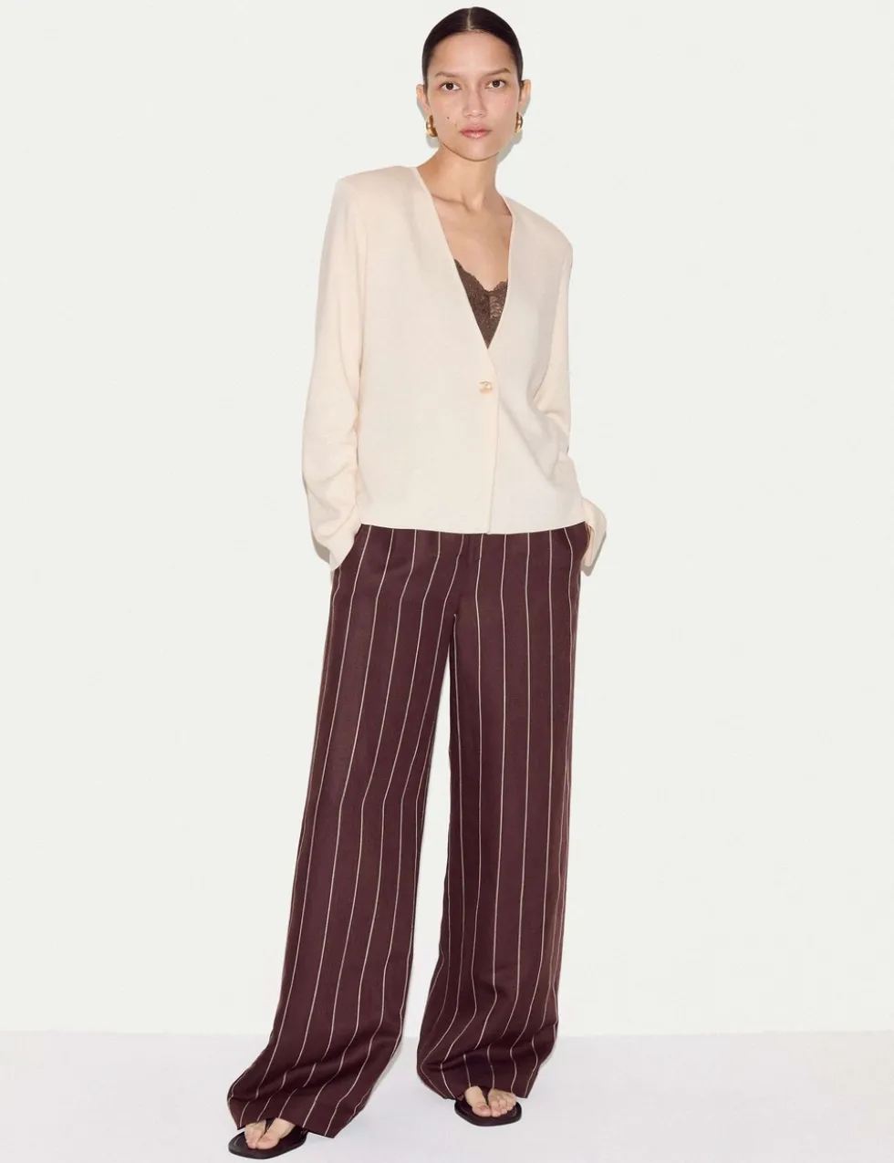 Wool Blend Knitted Jacket