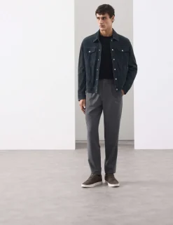 Wool Blend Performance Trousers