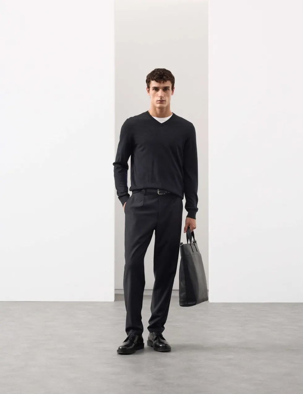 Wool Blend Performance Trousers