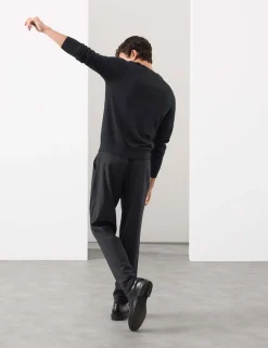 Wool Blend Performance Trousers