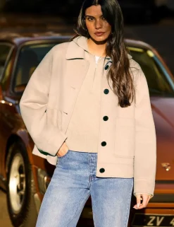 Wool Blend Utility Jacket