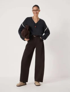 Wool Blend V-Neck Jumper