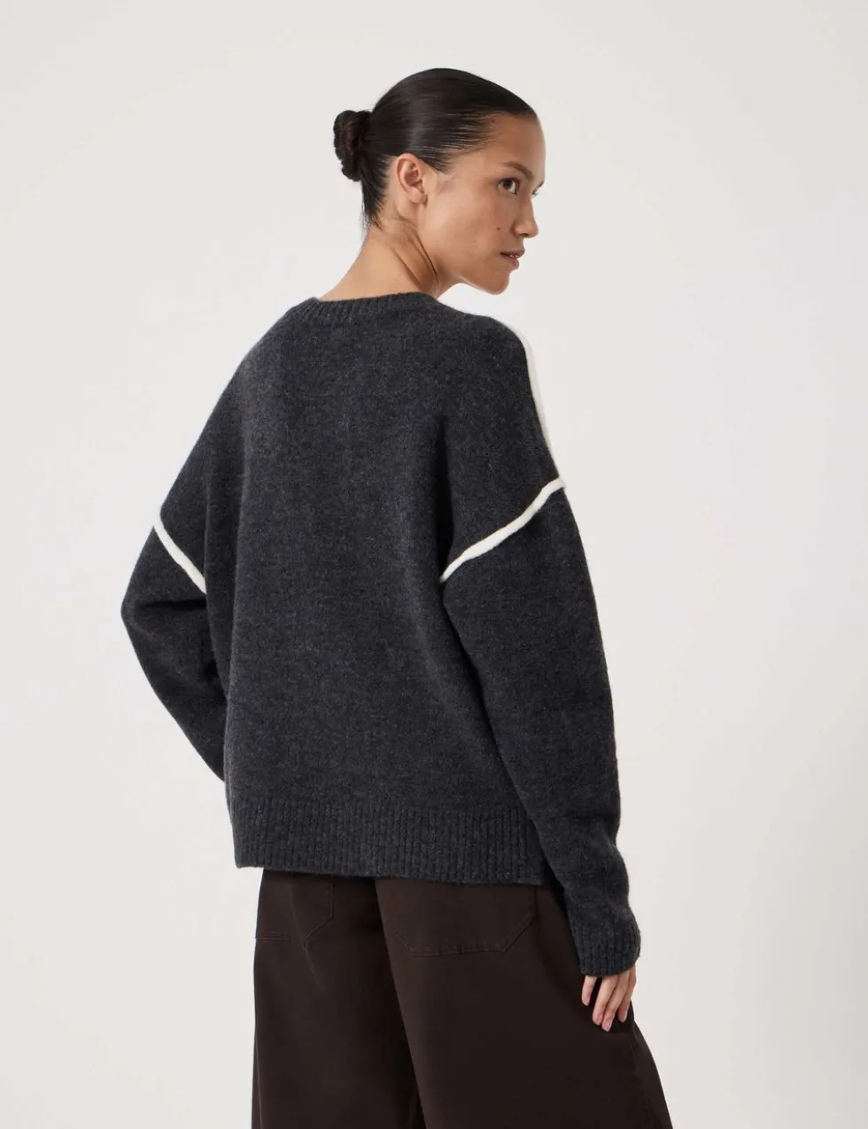 Wool Blend V-Neck Jumper