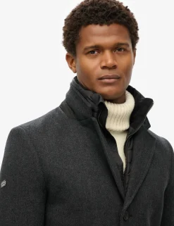 Wool Rich 2 in 1 Peacoat