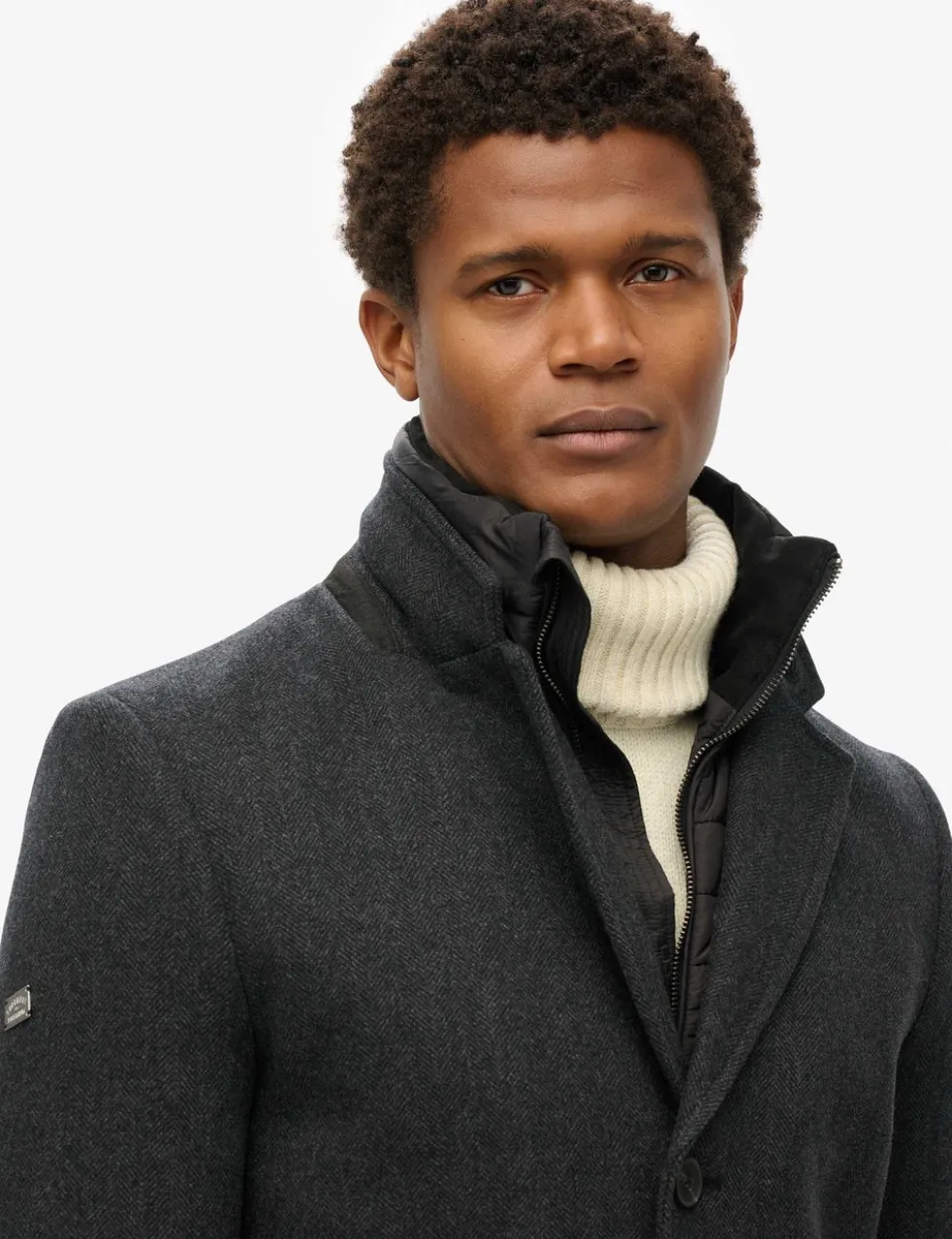 Wool Rich 2 in 1 Peacoat