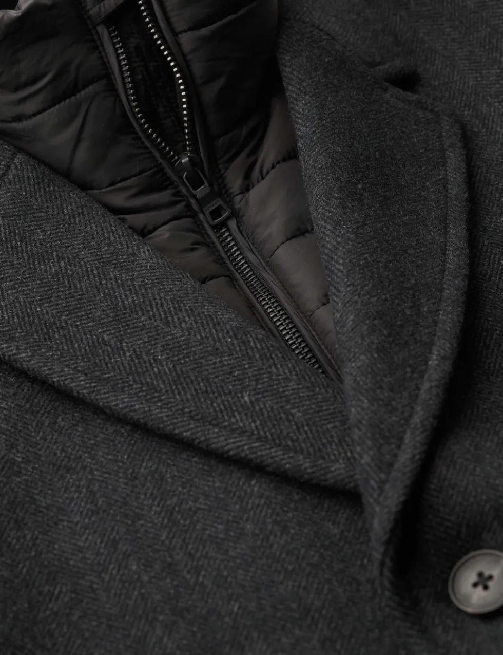 Wool Rich 2 in 1 Peacoat