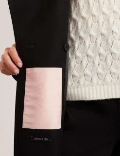 Wool Rich Belted Wrap Coat with Cashmere