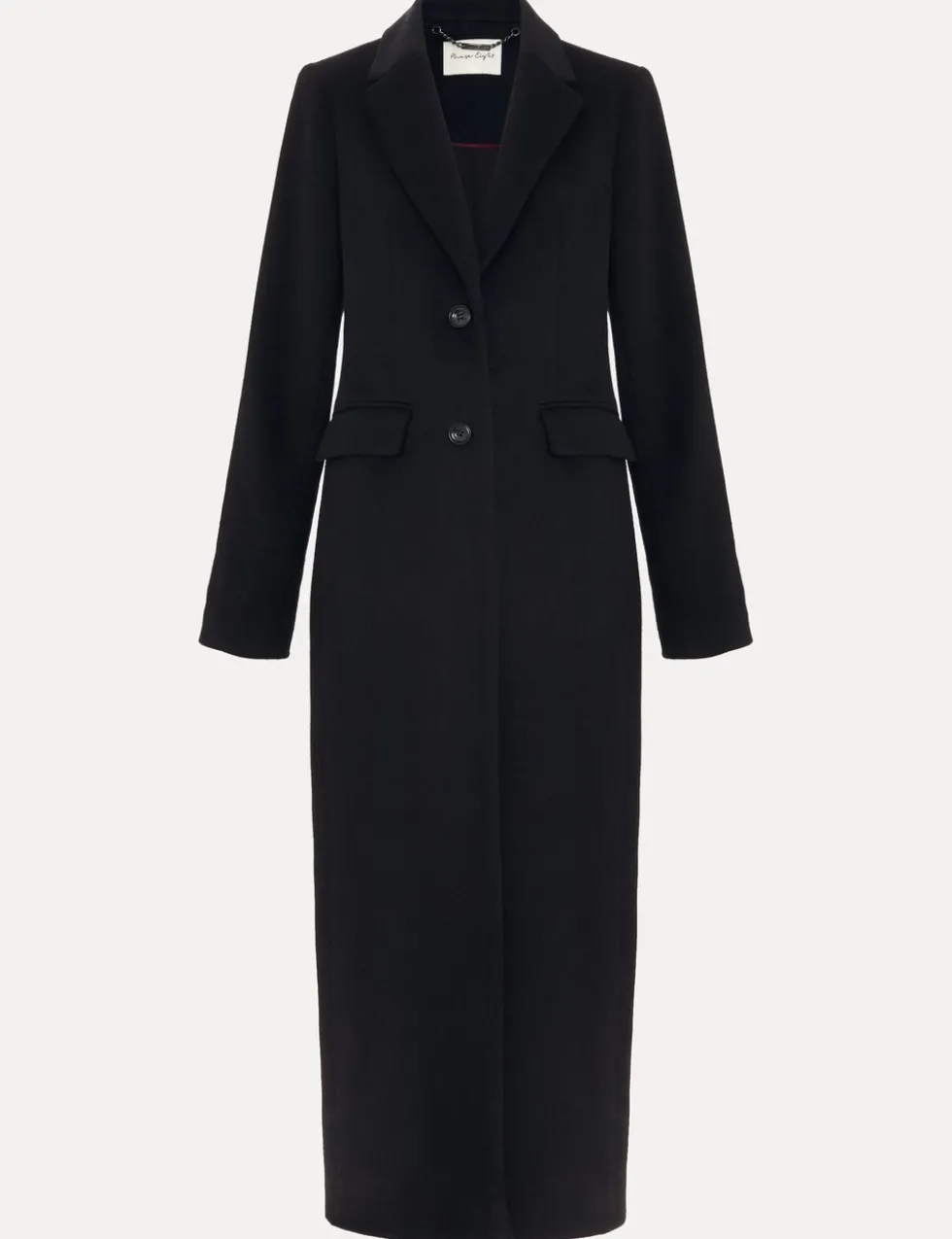 Wool Rich Collared Longline Coat