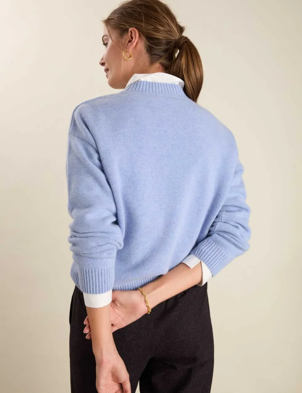 Wool Rich Crew Neck Jumper