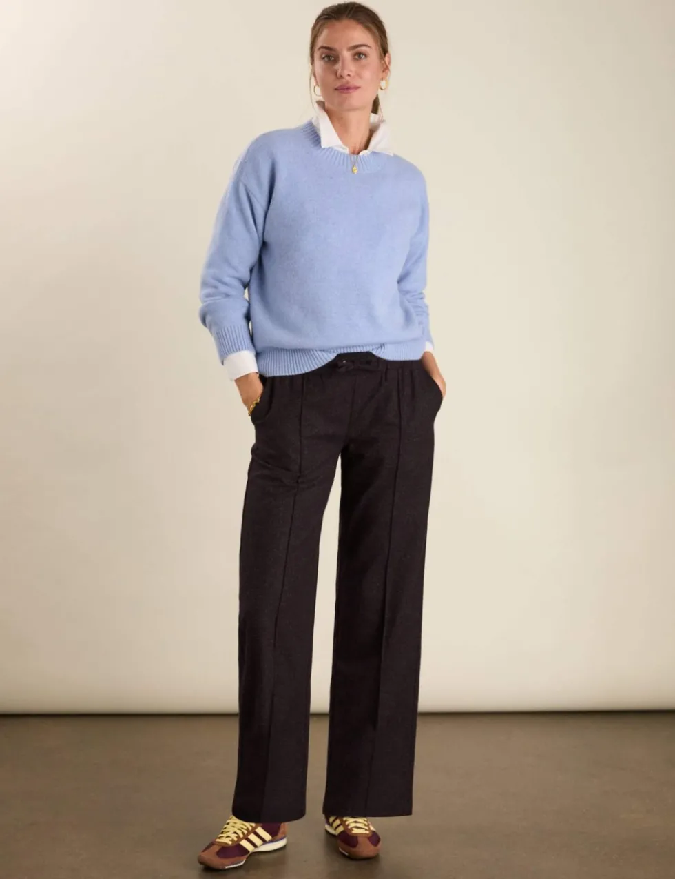 Wool Rich Crew Neck Jumper