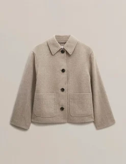Wool Rich Cropped Jacket