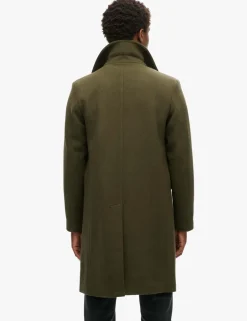 Wool Rich Double Breasted Trench Coat