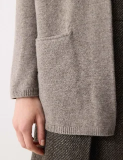 Wool Rich Edge to Edge Longline Cardigan