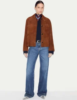 Wool Rich Saddle Crew Neck Jumper