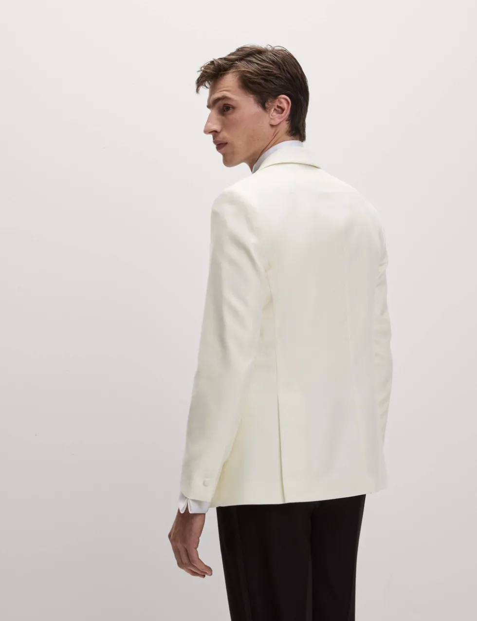 Wool Rich Shawl Lapel Dinner Tuxedo Jacket