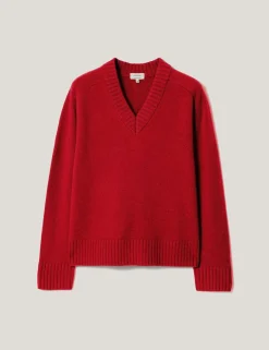 Wool Rich V-Neck Jumper