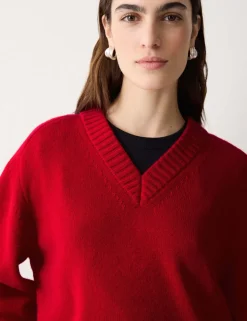 Wool Rich V-Neck Jumper