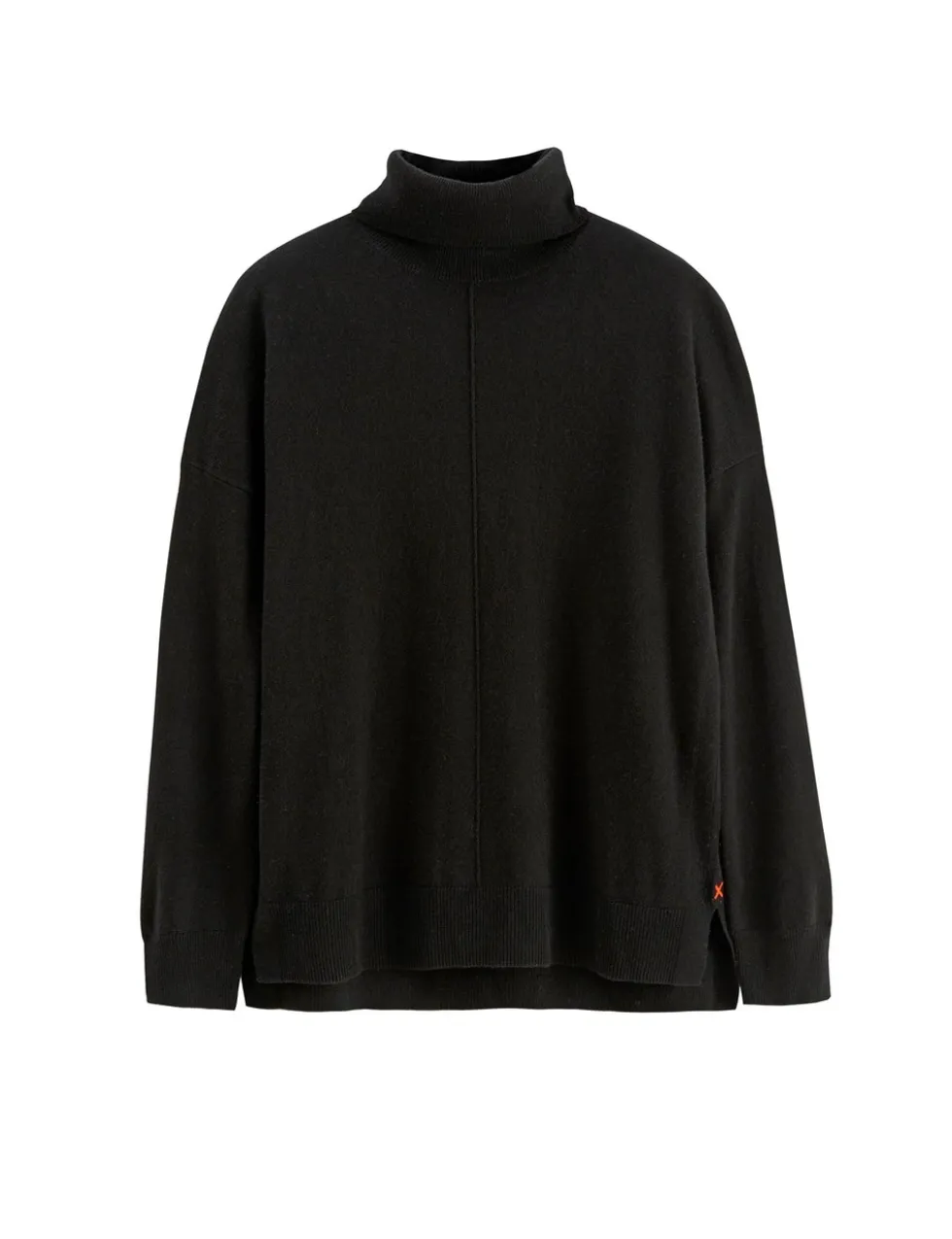Wool Rich with Cashmere Roll Neck Relaxed Jumper