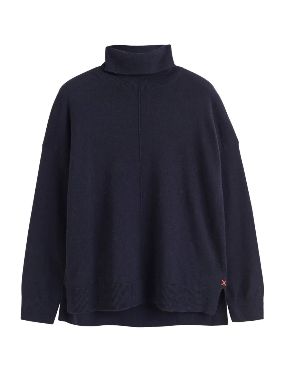 Wool Rich with Cashmere Roll Neck Relaxed Jumper