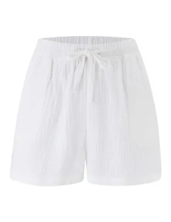 Woven Double Cloth Revere Collar Shirt and Short Pyjama Set