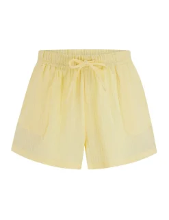 Woven Double Cloth Revere Collar Shirt and Short Pyjama Set