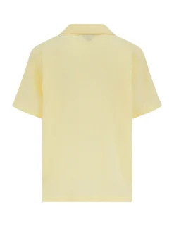 Woven Double Cloth Revere Collar Shirt and Short Pyjama Set