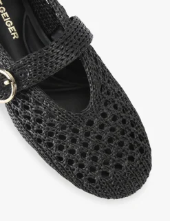 Woven Flat Ballet Pumps