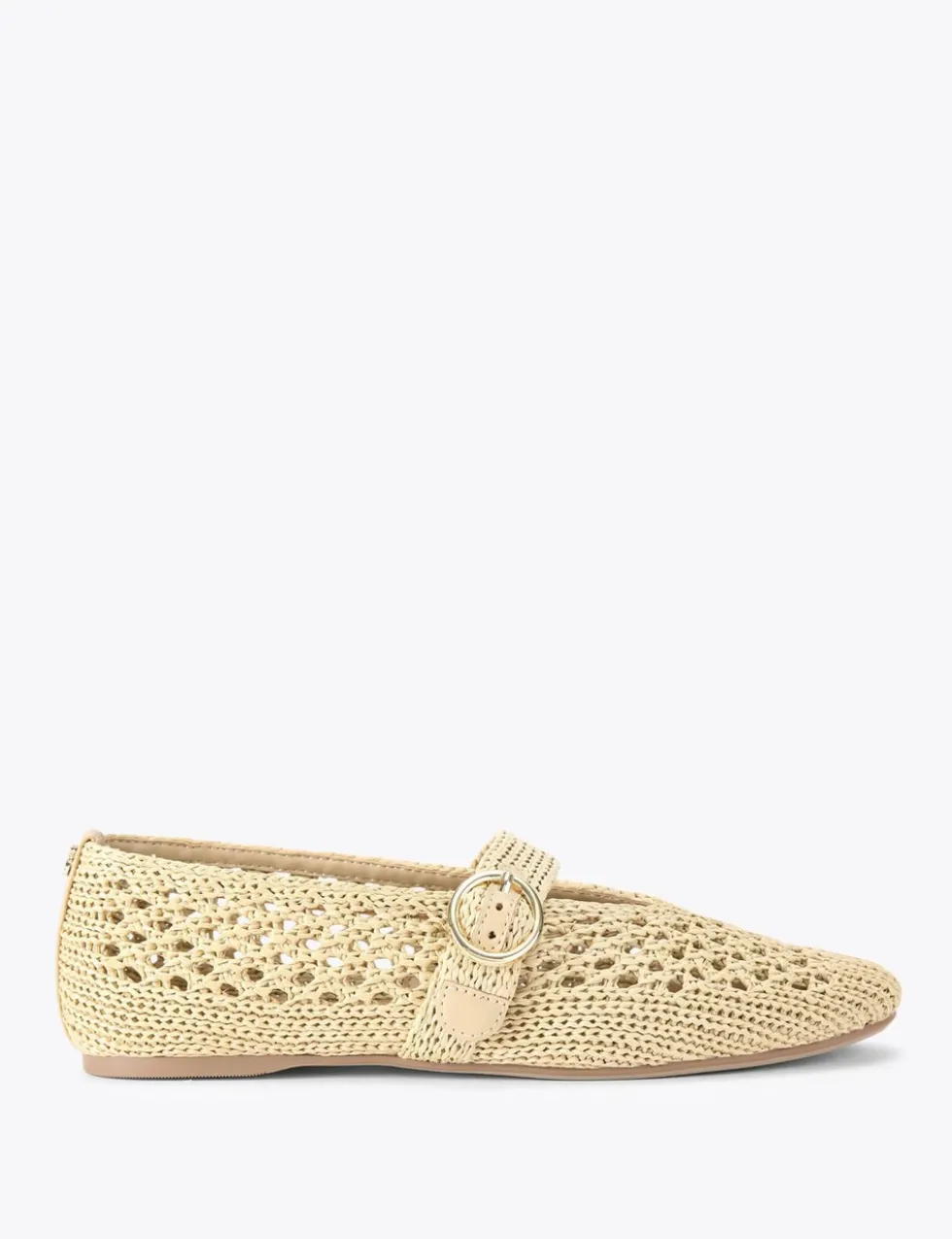 Woven Flat Ballet Pumps