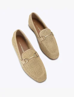 Woven Flat Loafers