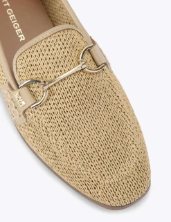 Woven Flat Loafers