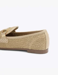Woven Flat Loafers