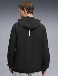 Woven Hooded Sports Jacket with Stretch