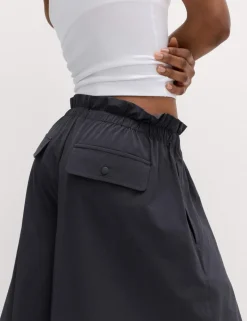 Woven Lightweight High Waisted Wide Leg Culottes