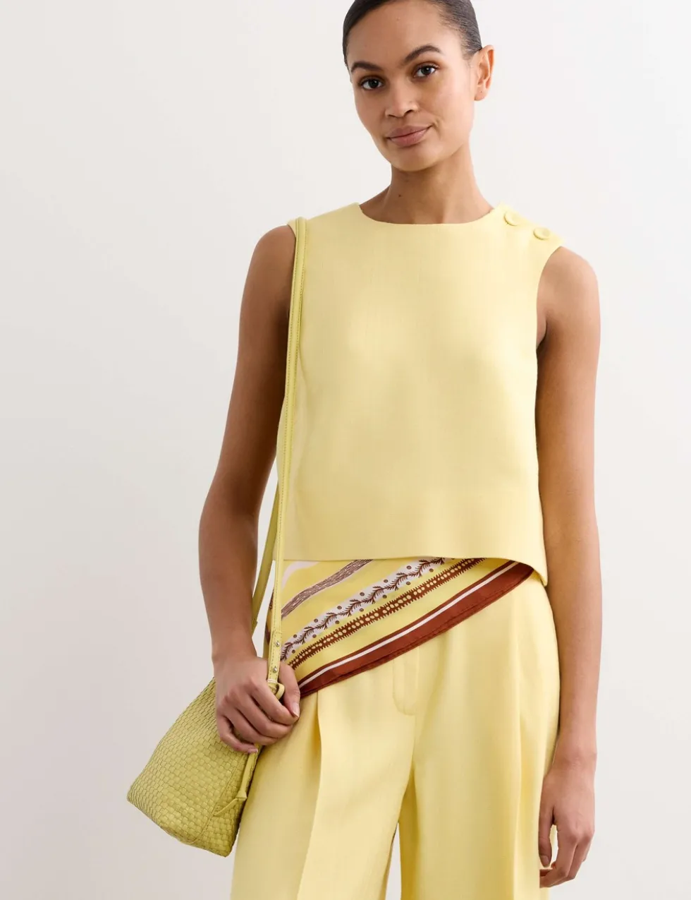 Woven Shell Top