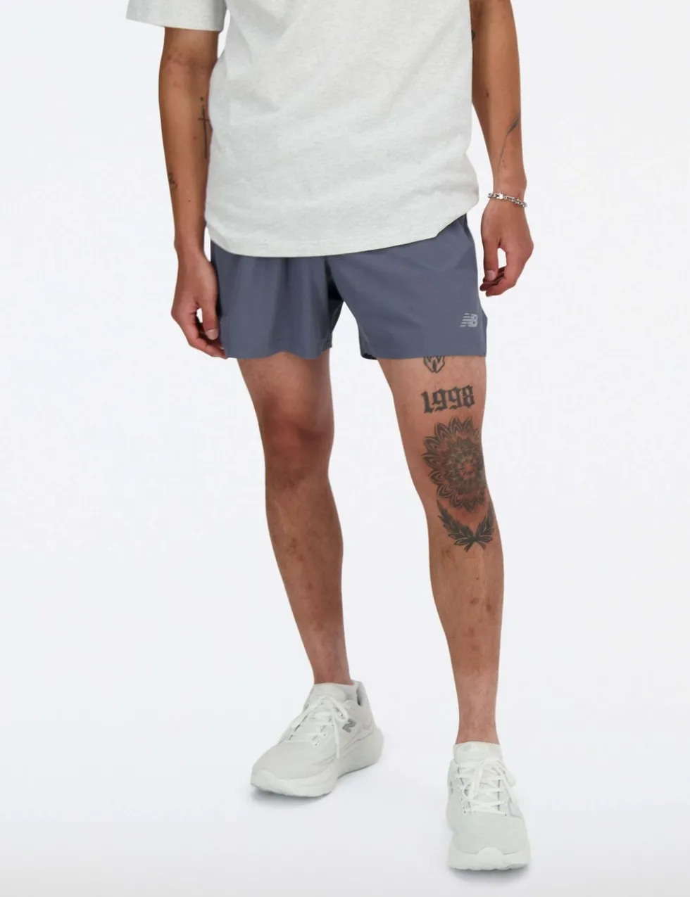 Woven Stretch Zip Pocket Running Shorts