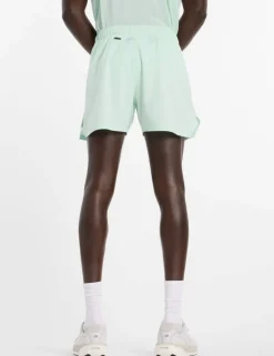 Woven Stretch Zip Pocket Running Shorts