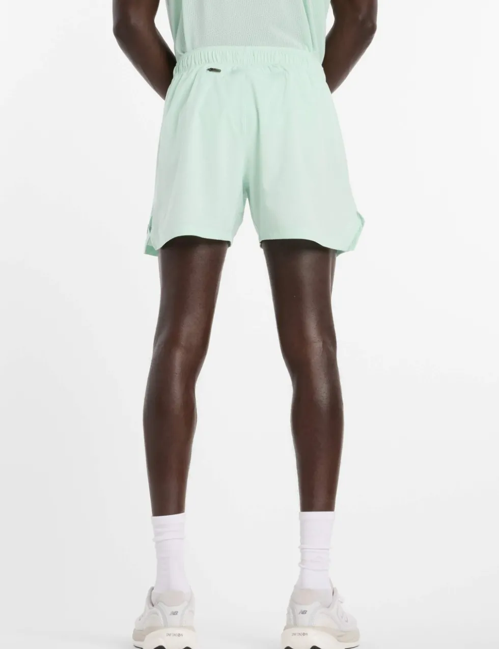 Woven Stretch Zip Pocket Running Shorts