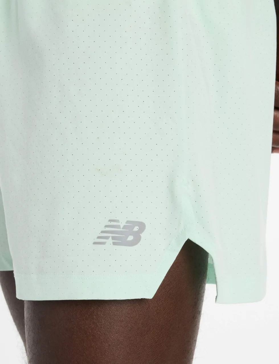 Woven Stretch Zip Pocket Running Shorts