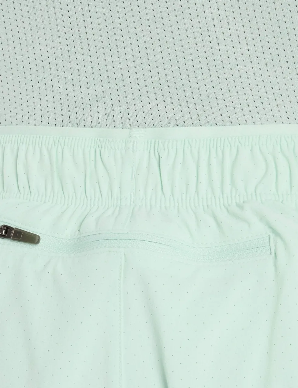 Woven Stretch Zip Pocket Running Shorts