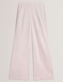 Woven Tailored Wide Leg Trousers