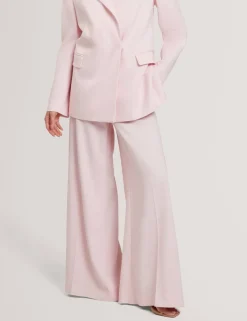 Woven Tailored Wide Leg Trousers